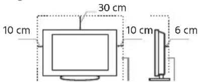 SONY Bravia KDL65W855C - Luftzirkulation - 2