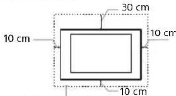 SONY Bravia KDL65W855C - Ventilation - 1
