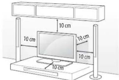 LG 49LH604V - Installation sur une table - 1