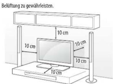 LG 49LH604V - Montage auf einem Tisch - 1