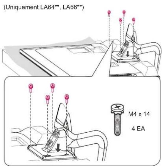 LG 42LN5700 - Fixation du support - 5