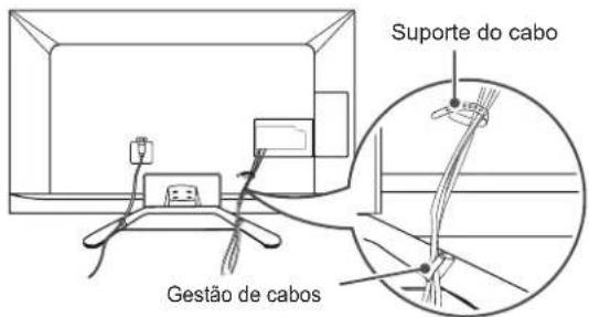 LG 42LN5700 - Manter os cabos arrumados - 1