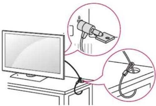 LG 42LN5700 - Utilisation du système de sécurité Kensington - 1