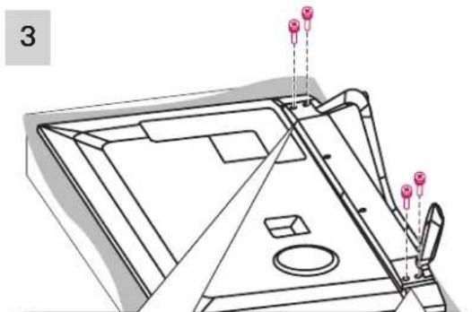 LG 42LN5700 - Fixation du support - 10