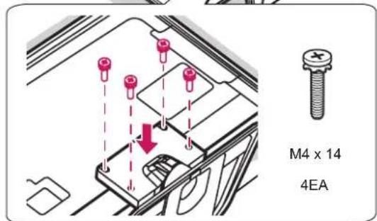 LG 42LN5700 - Fixation du support - 13