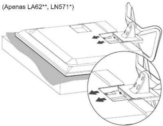 LG 42LN5700 - Fixar o suporte - 3