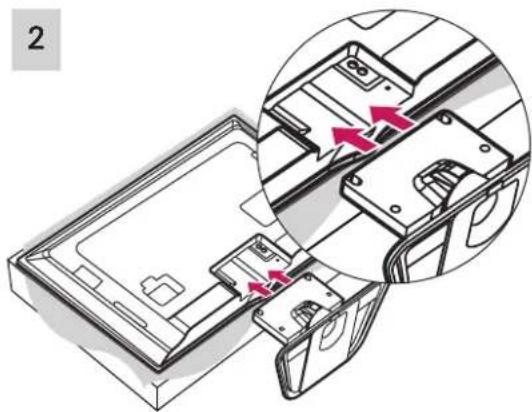 LG 42LN5700 - Fixar o suporte - 10