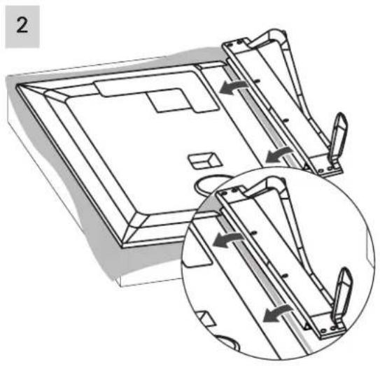 LG 42LN5700 - Attaching the stand - 8
