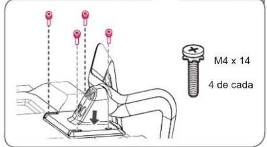 LG 42LN5700 - Fixar o suporte - 6