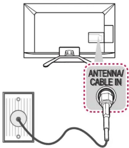LG 42LN5700 - Connexion antenna - 1