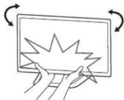 LG 42LN5700 - Adjusting the angle of the TV to suit view - 6