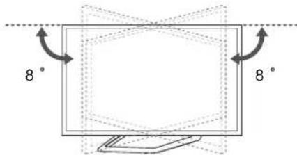 LG 42LN5700 - Ajustar o angulo da TV para se adequar a sua perspectiva - 3