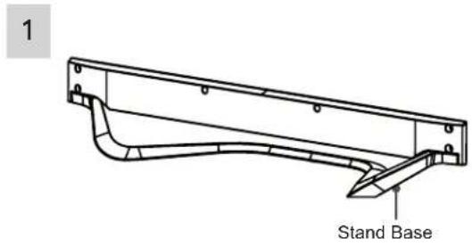 LG 42LN5700 - Attaching the stand - 6