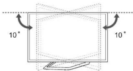 LG 42LN5700 - Ajustar o angulo da TV para se adequar a sua perspectiva - 2