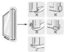Diagram illustrating a device with hand positioning and a corresponding three-step diagram showing finger placement and alignment.