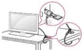LG 32LF592U - Verwenden des kensington-sicher heitssystems - 1