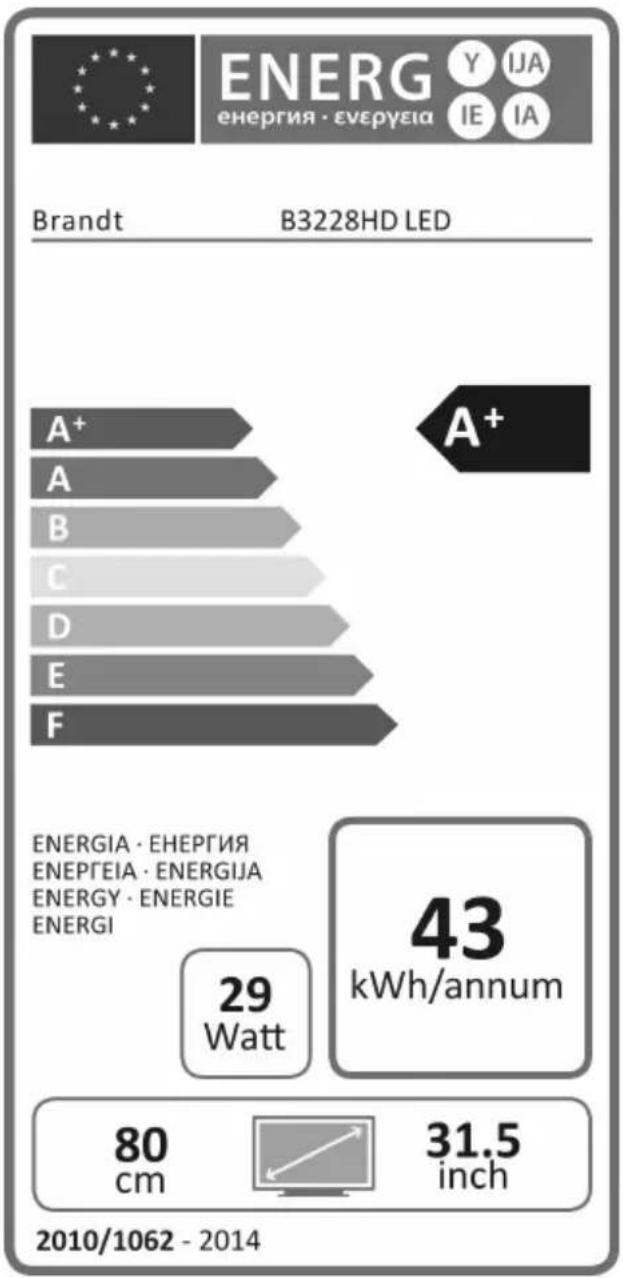 BRANDT B3228HDLED - ESPECIFICACIONES - 1