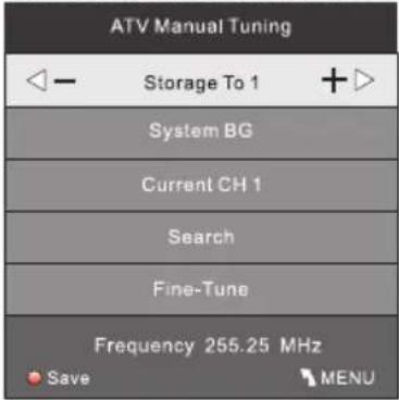 BRANDT B4028FHDLED - Sintonización manual de la televisionanalógica: - 1