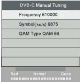 BRANDT B4028FHDLED - DTV Manual Tuning (DVB-C) - 2