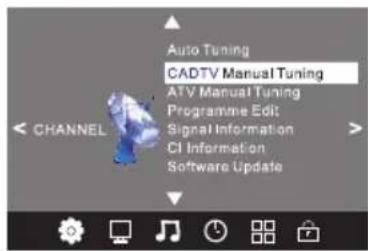 BRANDT B4028FHDLED - DTV Manual Tuning (DVB-C) - 1