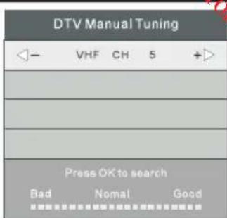BRANDT B4028FHDLED - Sintonización manual de la television digital (DVB-T) - 2