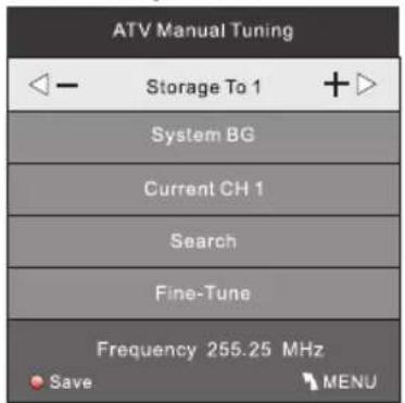 BRANDT B4028FHDLED - ATV Manual tuning : - 1