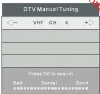 BRANDT B4028FHDLED - Syntonisation Manuelle DTV (DVB-T) - 2