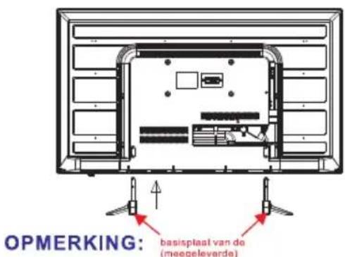 BRANDT B4028FHDLED - Instructies voorde montage van de voet - 1