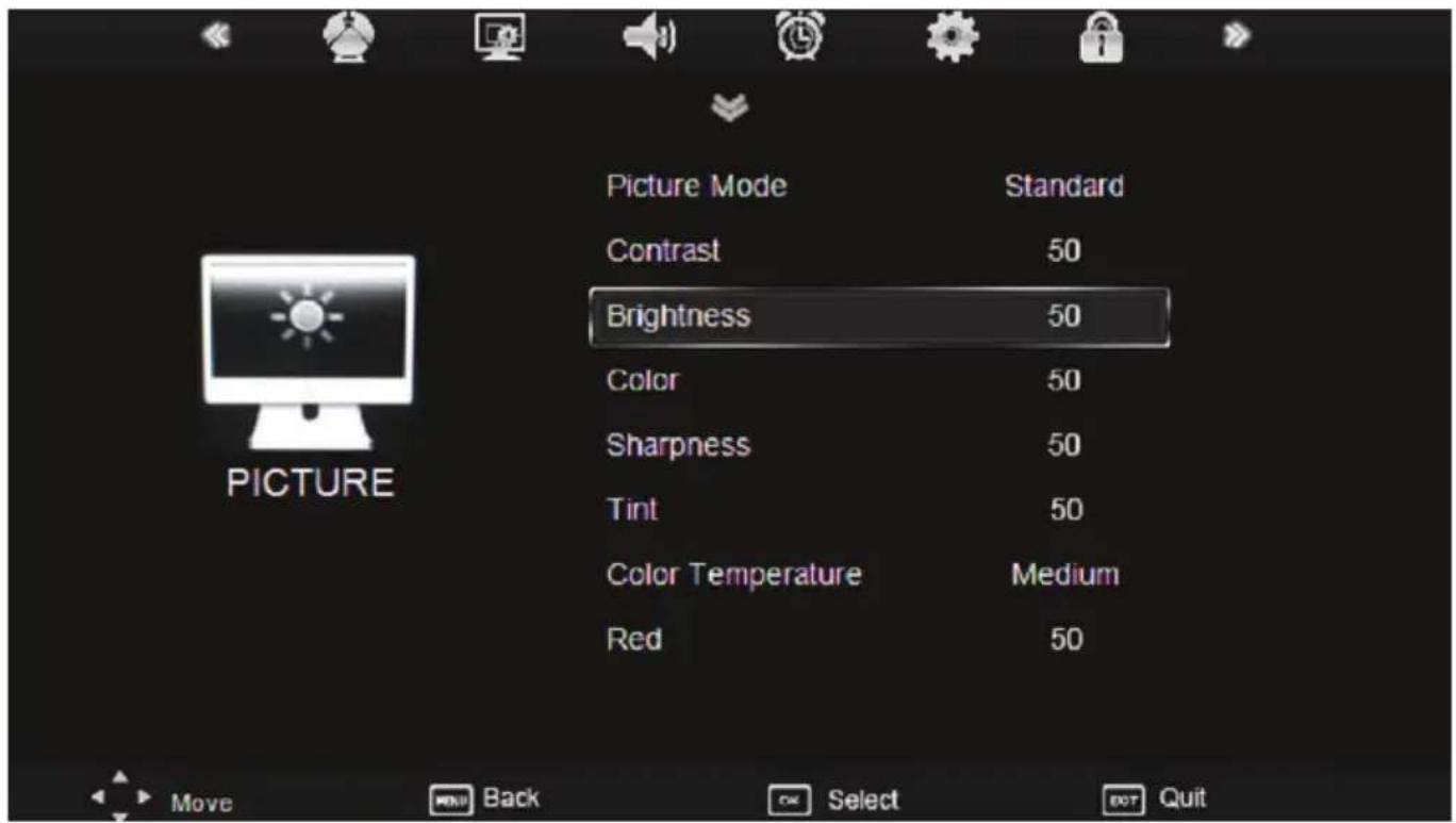 XORO HTC 2433 HD - Bildeinstellungen - 1