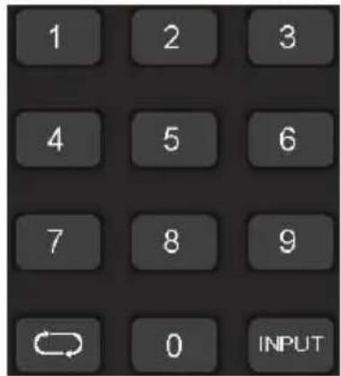 XORO HTC 2433 HD - Pavé numérique - 1