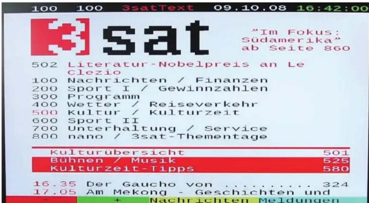 XORO HTC 2433 HD - Télétexte - 2