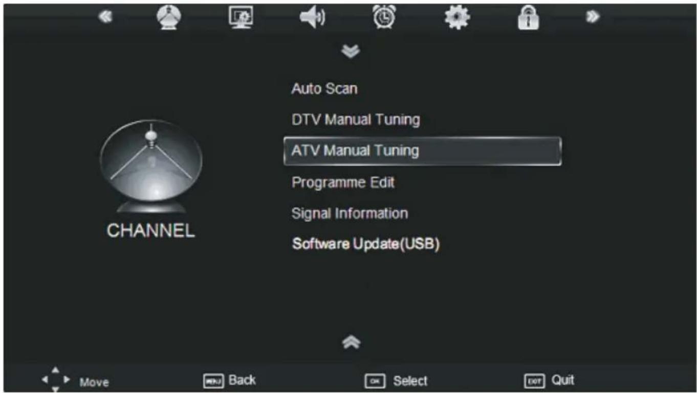 XORO HTC 2433 HD - Kanaleinstellungen - 1