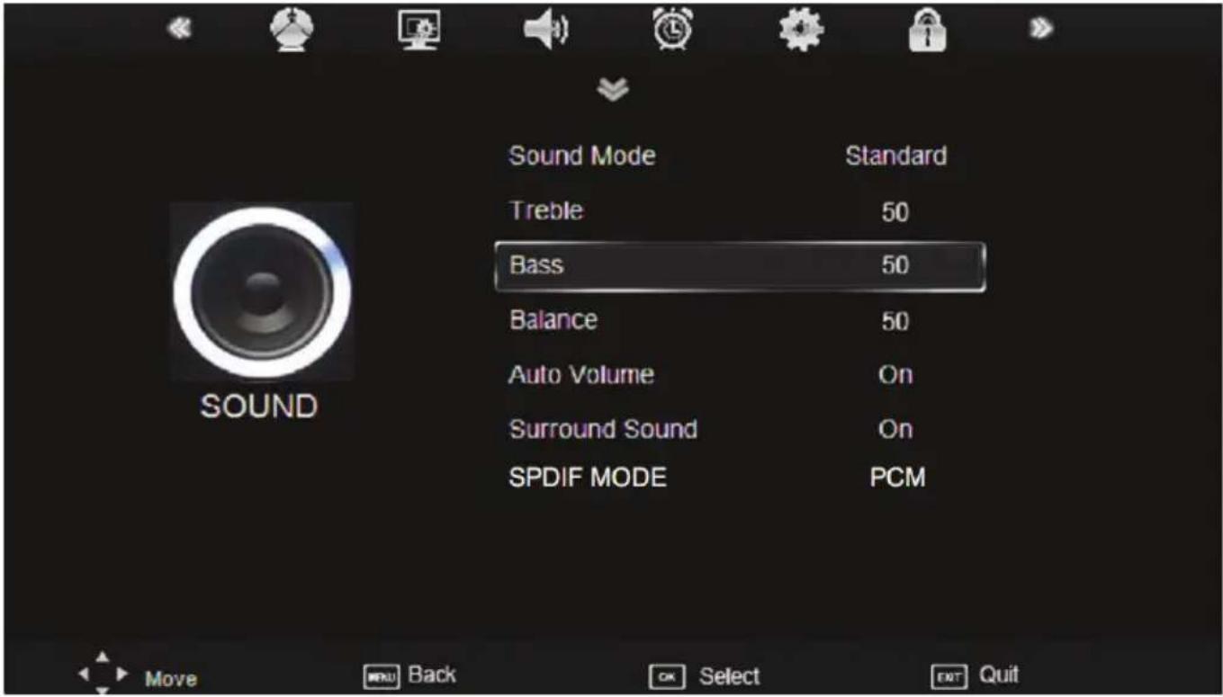 XORO HTC 2433 HD - Toneinstellungen - 1