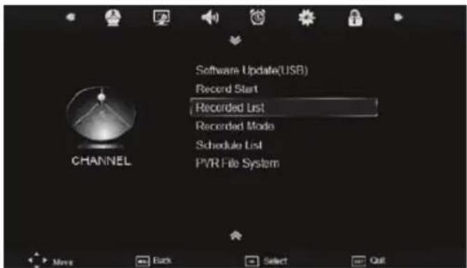 XORO HTC 2433 HD - Préparation du support de stockage USB - 1
