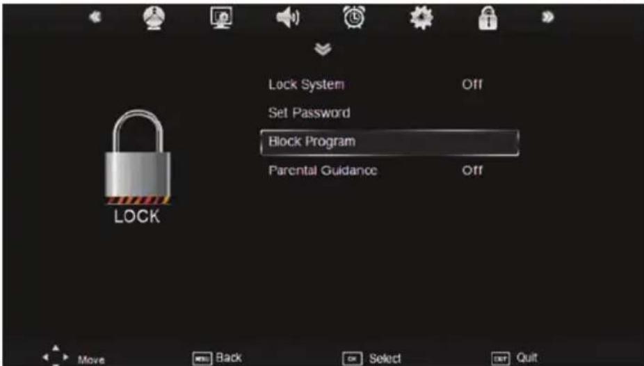 XORO HTC 2433 HD - Lock setting - 1