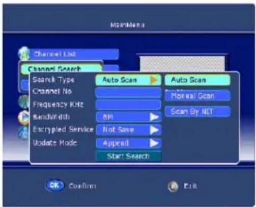 XORO HTC 1525D - Setting - 1