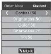 HAIER LET46C800HF - PICTURE MENU - 3