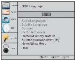 HAIER LET46C800HF - MENÚ DE OPCIONES - 1