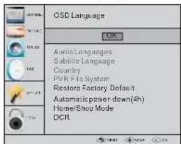 HAIER LET46C800HF - OPTION MENU - 1