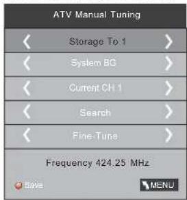 HAIER LET46C800HF - 3) ATV Manual tuning : - 1