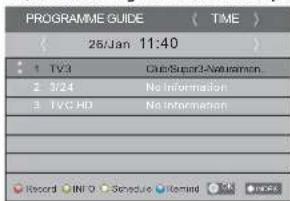 HAIER LET46C800HF - 7.EPG Menu(Electronic Program Guide). - 1