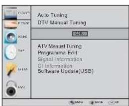 HAIER LET46C800HF - 2.1) Recherche manuelle DTV (DVB-T) - 1