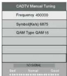 HAIER LET46C800HF - 2.2) DTV Manual Tuning (DVB-C) - 2