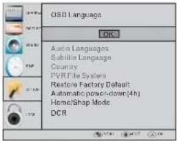 HAIER LET46C800HF - 5.INSTEL MENU - 1