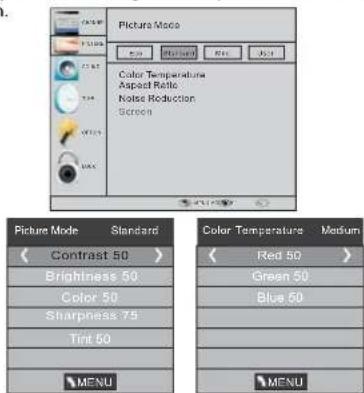 HAIER LET46C800HF - BEELDMENU - 1