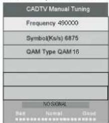 HAIER LET46C800HF - 2.2) Sintonizzazione manuale DTV (DVB-C) - 2