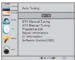 HAIER LET46C800HF - 1) Recherche automatique (DVB-T) - 1