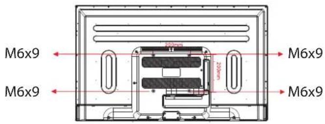 HAIER LET46C800HF - RICHTLIJNEN VOOR MONTEREN AAN EEN MUUR - 2