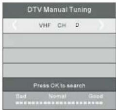 HAIER LET46C800HF - 2.1) DTV Manual Tuning (DVB-T) - 2