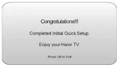 HAIER LET46C800HF - Modes Accueil ou Boutique - 5